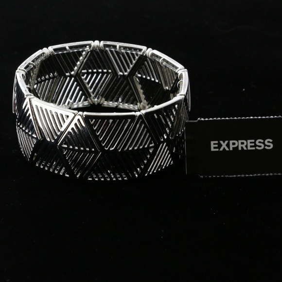 Express Fashion-Bracelet Silver-Tone NWT - Picture 3 of 5